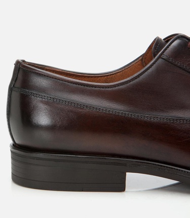  Erkek Deri Kahverengi Klasik Şık Ayakkabı