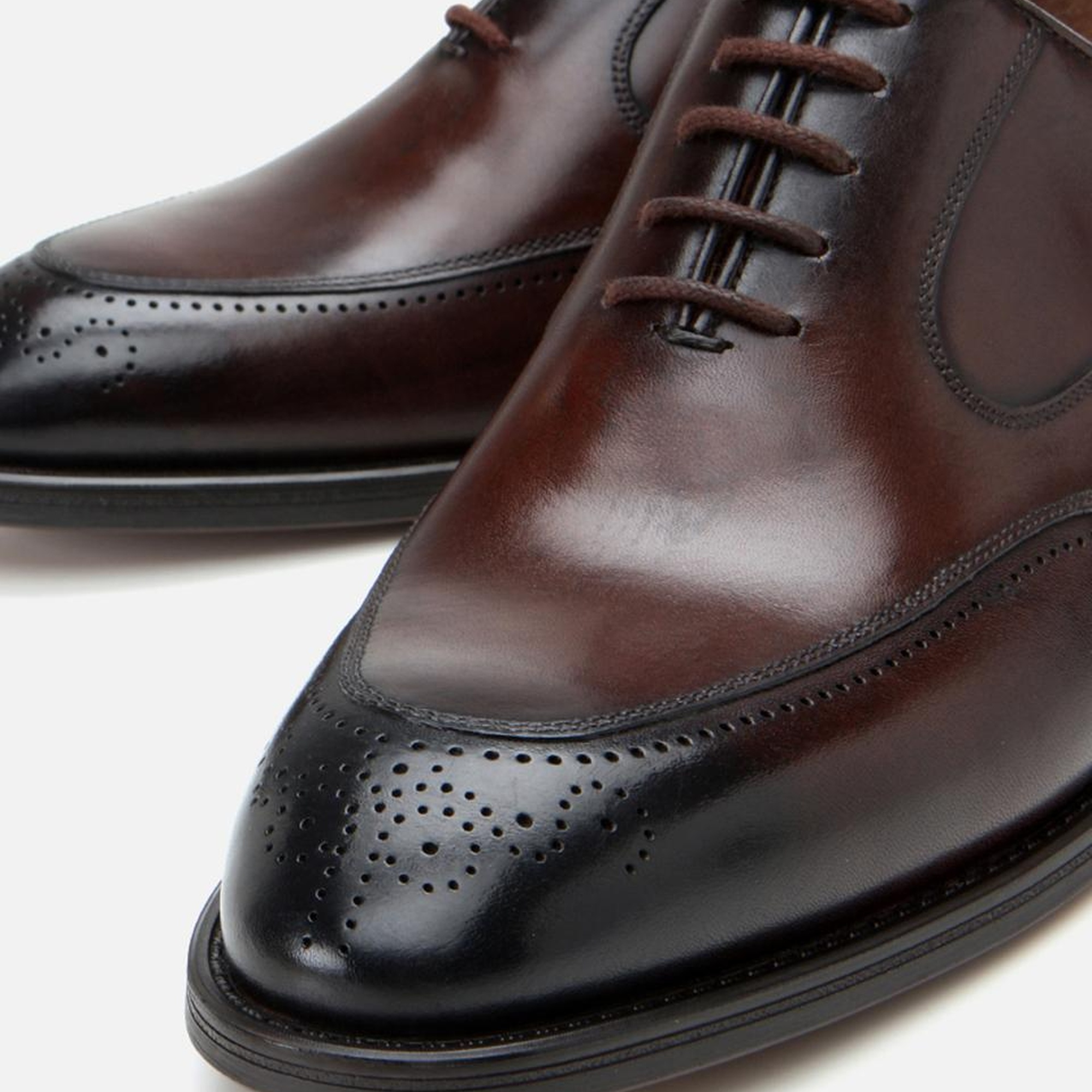 Erkek Deri Kahverengi Klasik Şık Ayakkabı