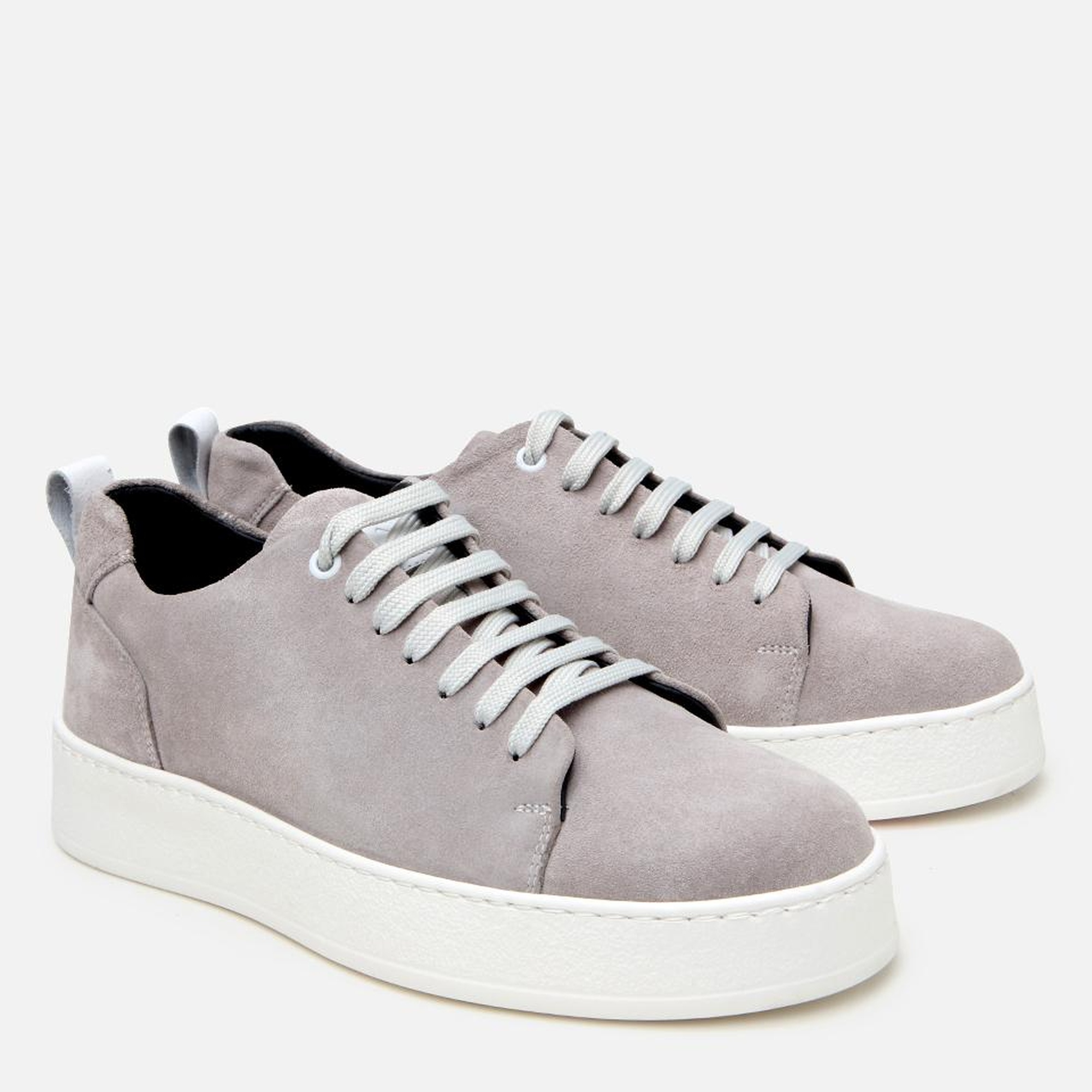 Erkek Süet Deri Gri Hafif Tabanlı Spor Ayakkabı