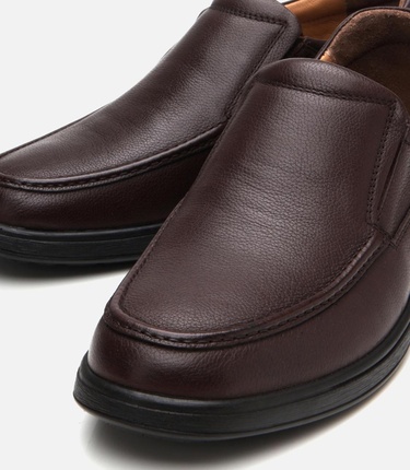  Erkek Deri Kahverengi Rahat Günlük Ayakkabı