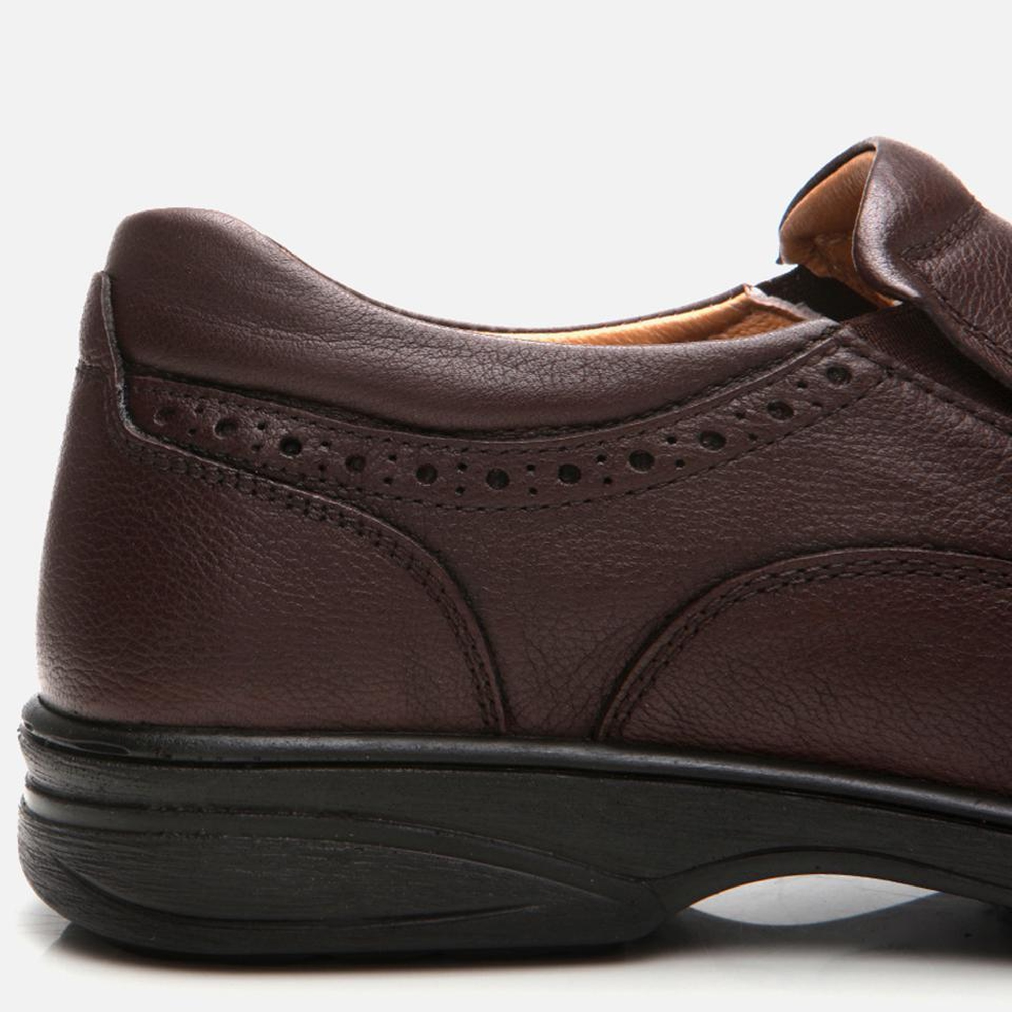 Erkek Deri Kahverengi Rahat Günlük Ayakkabı