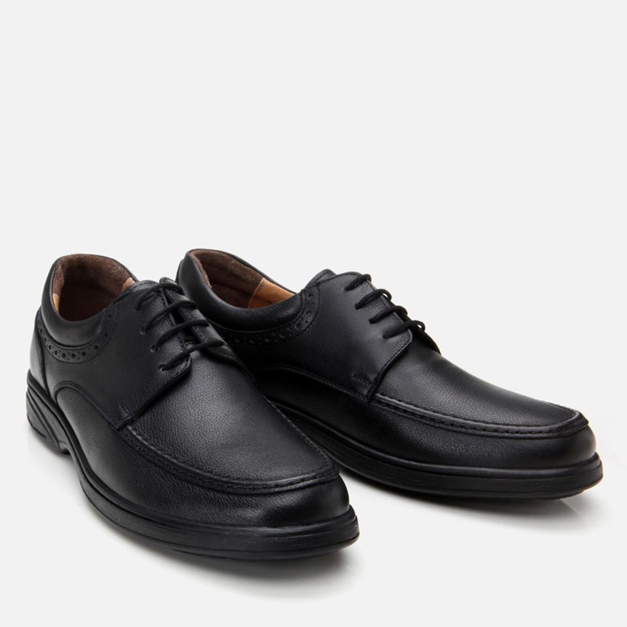 Erkek Deri Siyah Rahat Günlük Ayakkabı