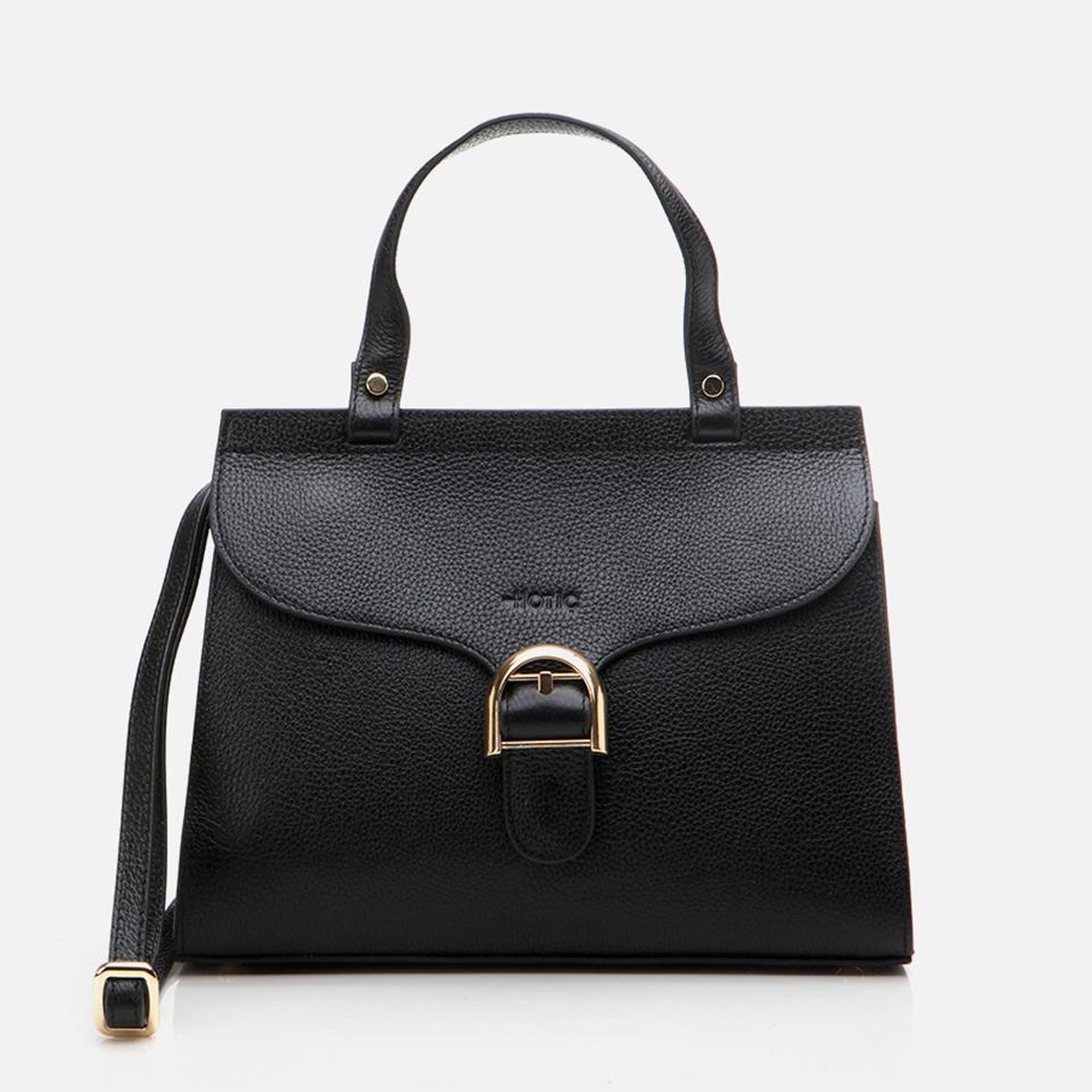 Kadın Deri Siyah Omuz Çantası