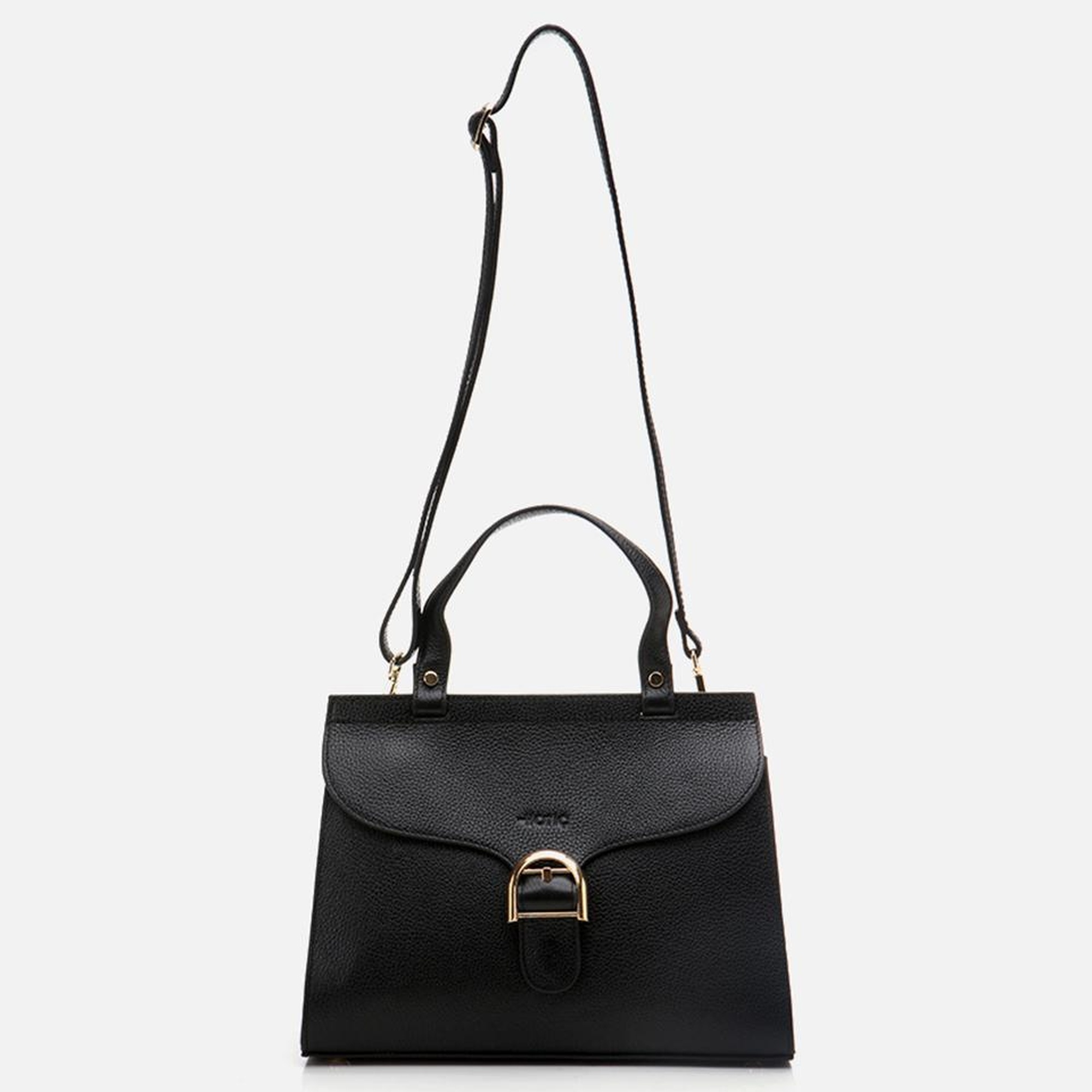 Kadın Deri Siyah Omuz Çantası