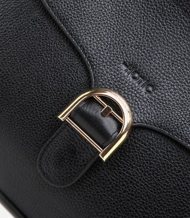  Kadın Deri Siyah Omuz Çantası