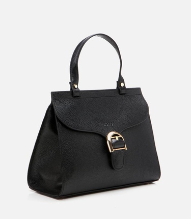  Kadın Deri Siyah Omuz Çantası