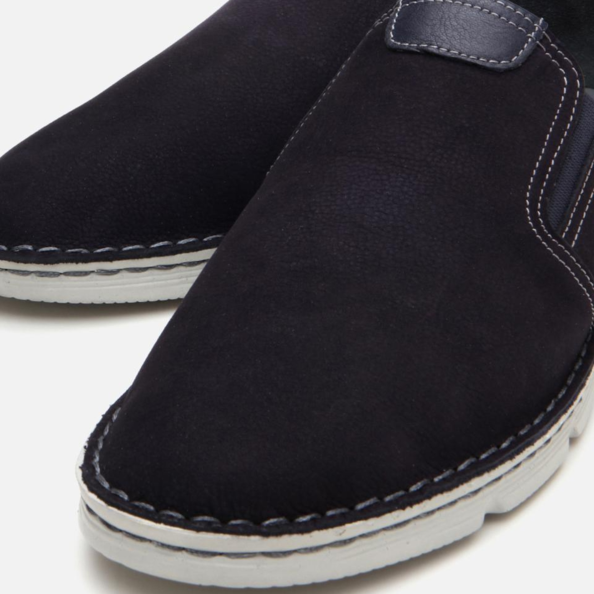 Erkek Nubuk Deri Lacivert Ultra Hafif Tabanlı Günlük Ayakkabı