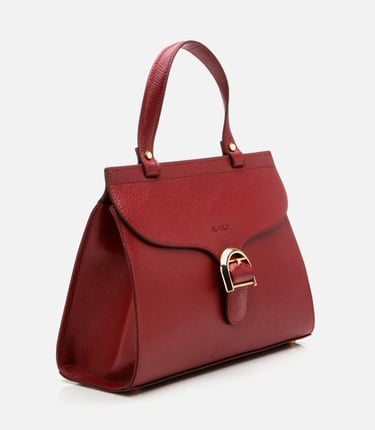  Kadın Deri Bordo Omuz Çantası