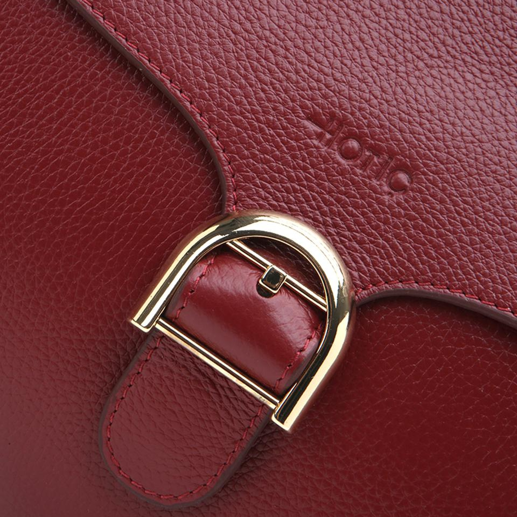 Kadın Deri Bordo Omuz Çantası