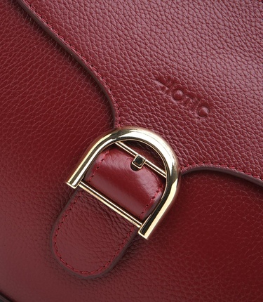  Kadın Deri Bordo Omuz Çantası