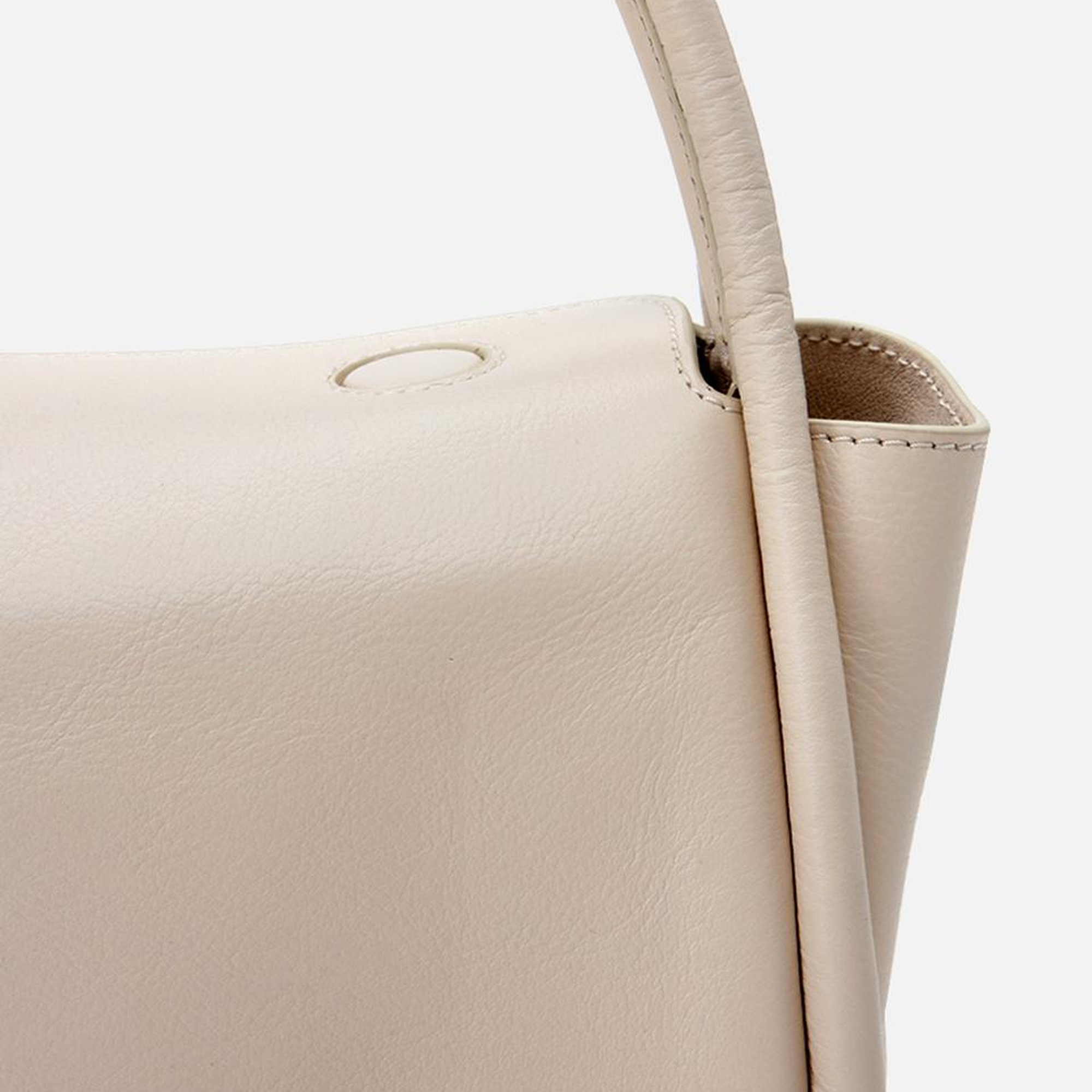 Kadın Deri Bej Omuz Çantası