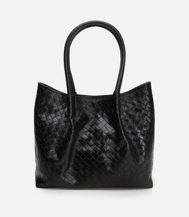  Kadın Deri Siyah Omuz Çantası