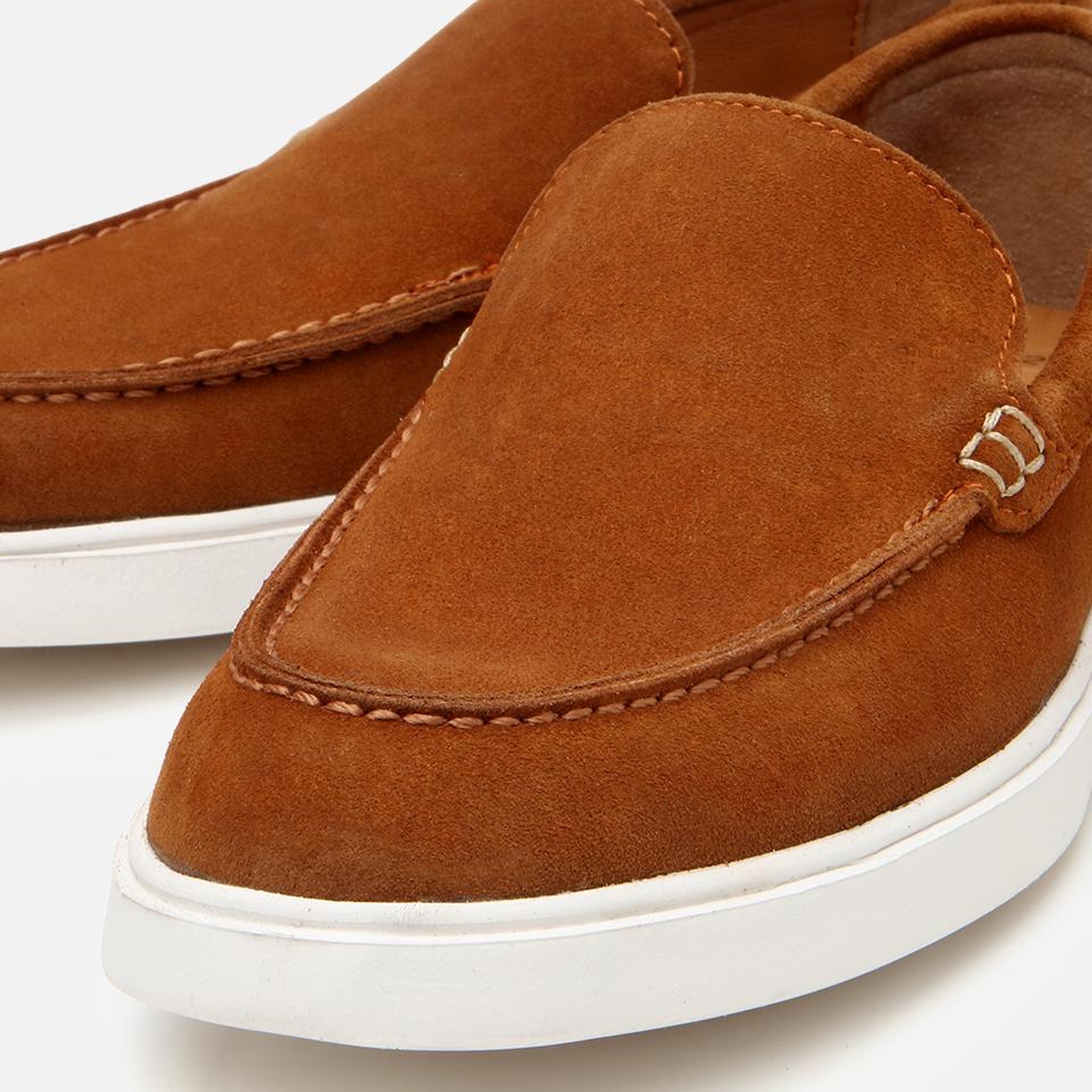 Erkek Süet Deri Taba Günlük Loafer