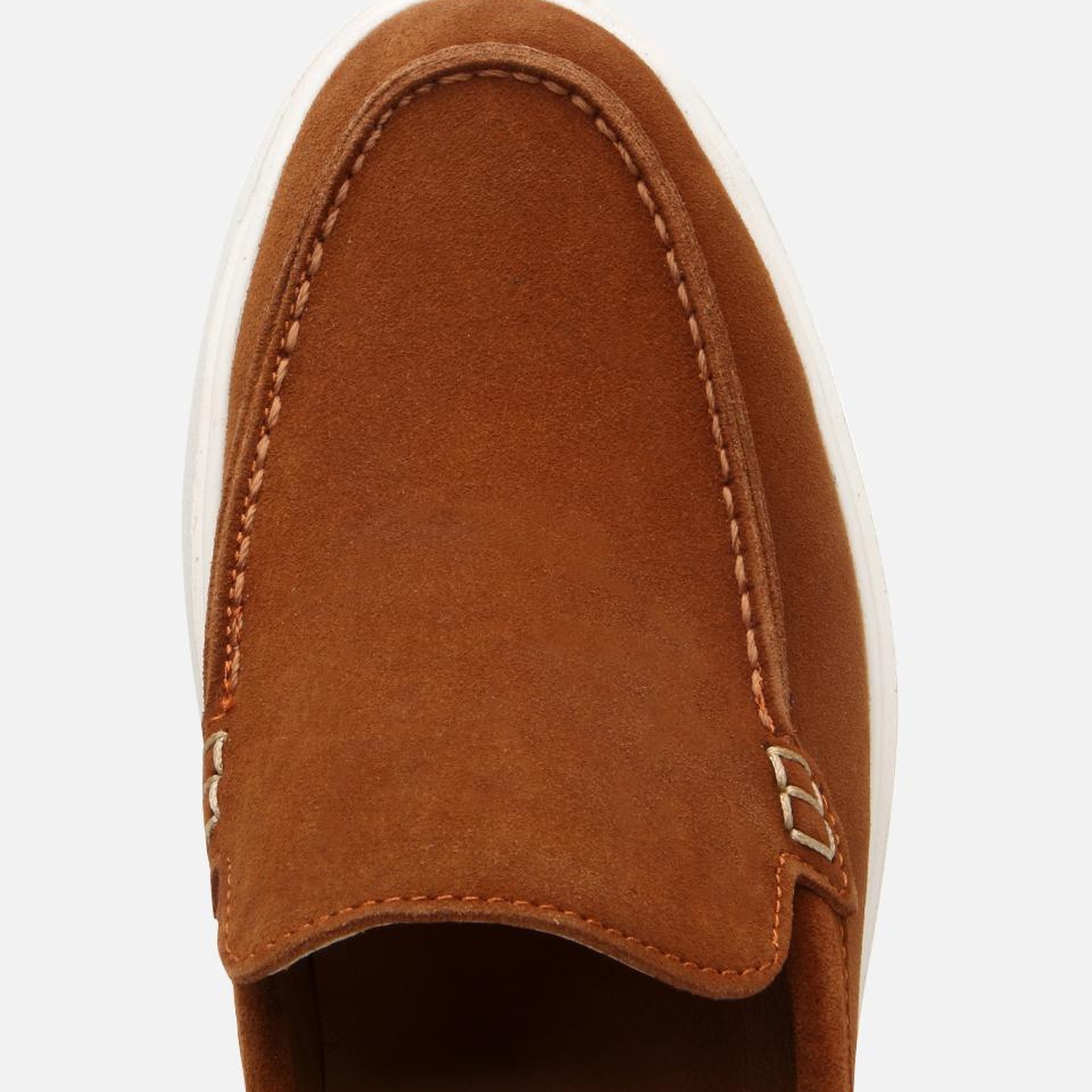 Erkek Süet Deri Taba Günlük Loafer