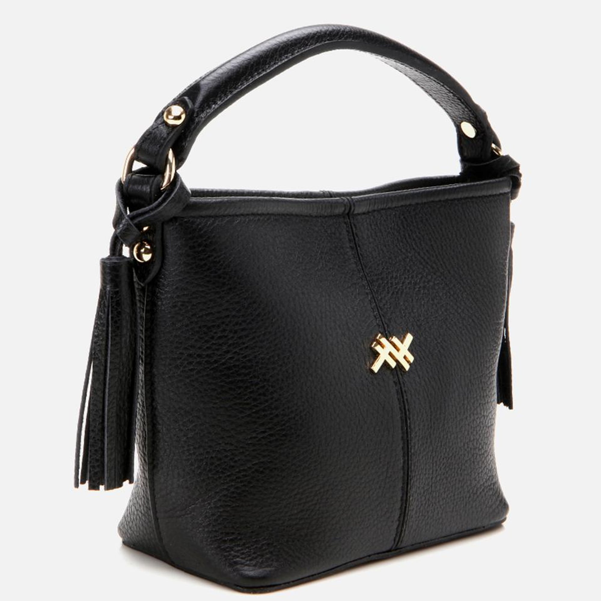 Kadın Deri Siyah Mini (Çapraz) Çanta