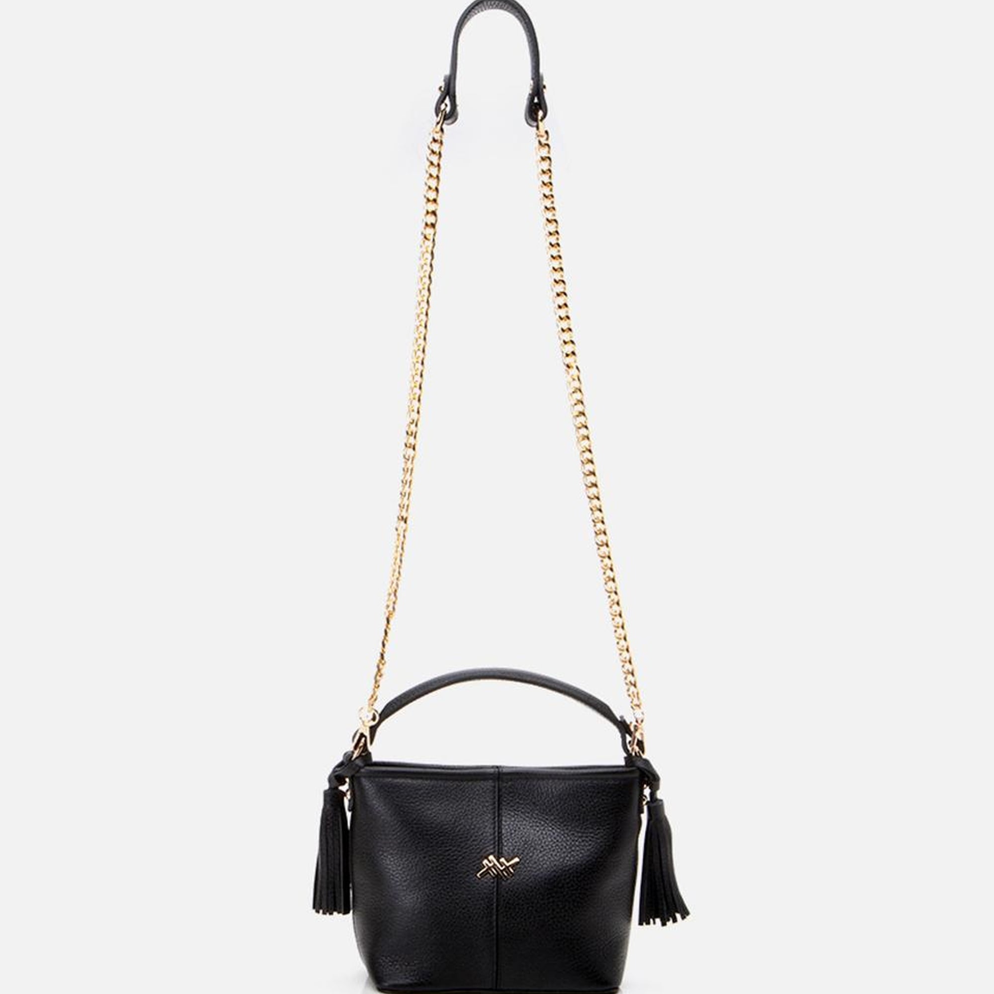 Kadın Deri Siyah Mini (Çapraz) Çanta