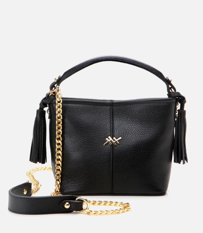  Kadın Deri Siyah Mini (Çapraz) Çanta