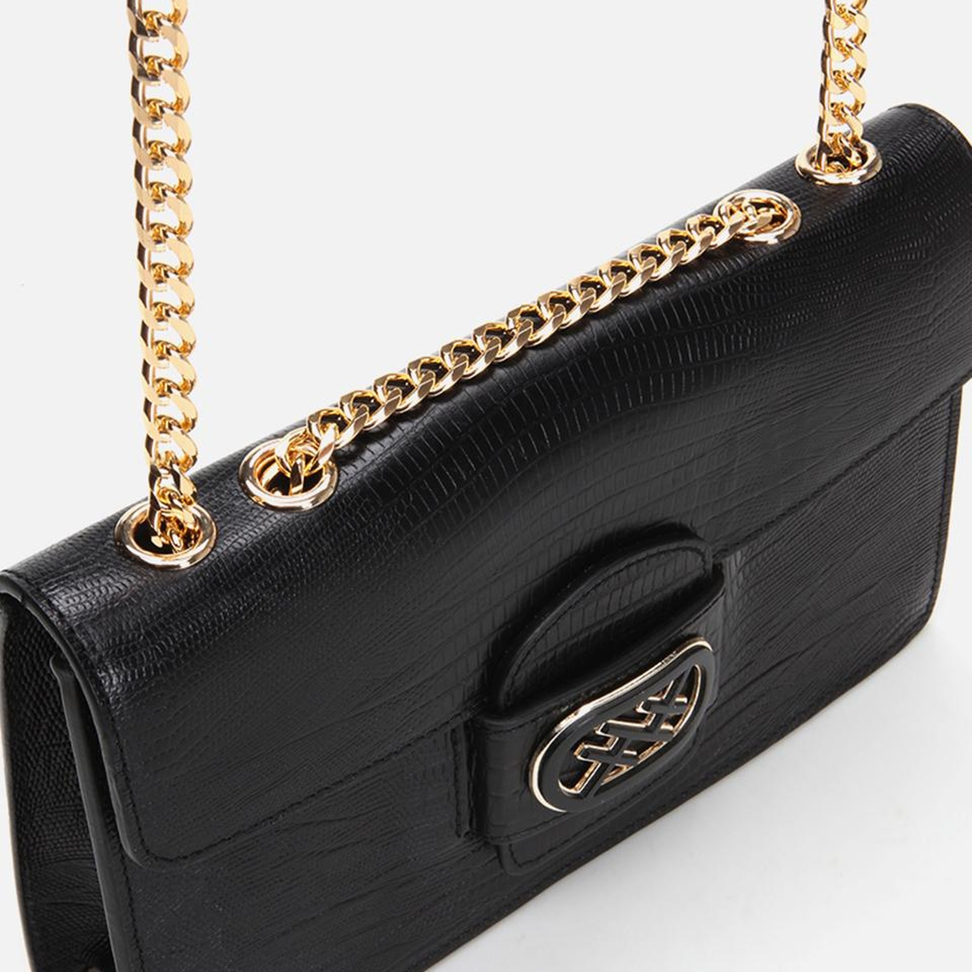 Kadın Deri Siyah Omuz Çantası