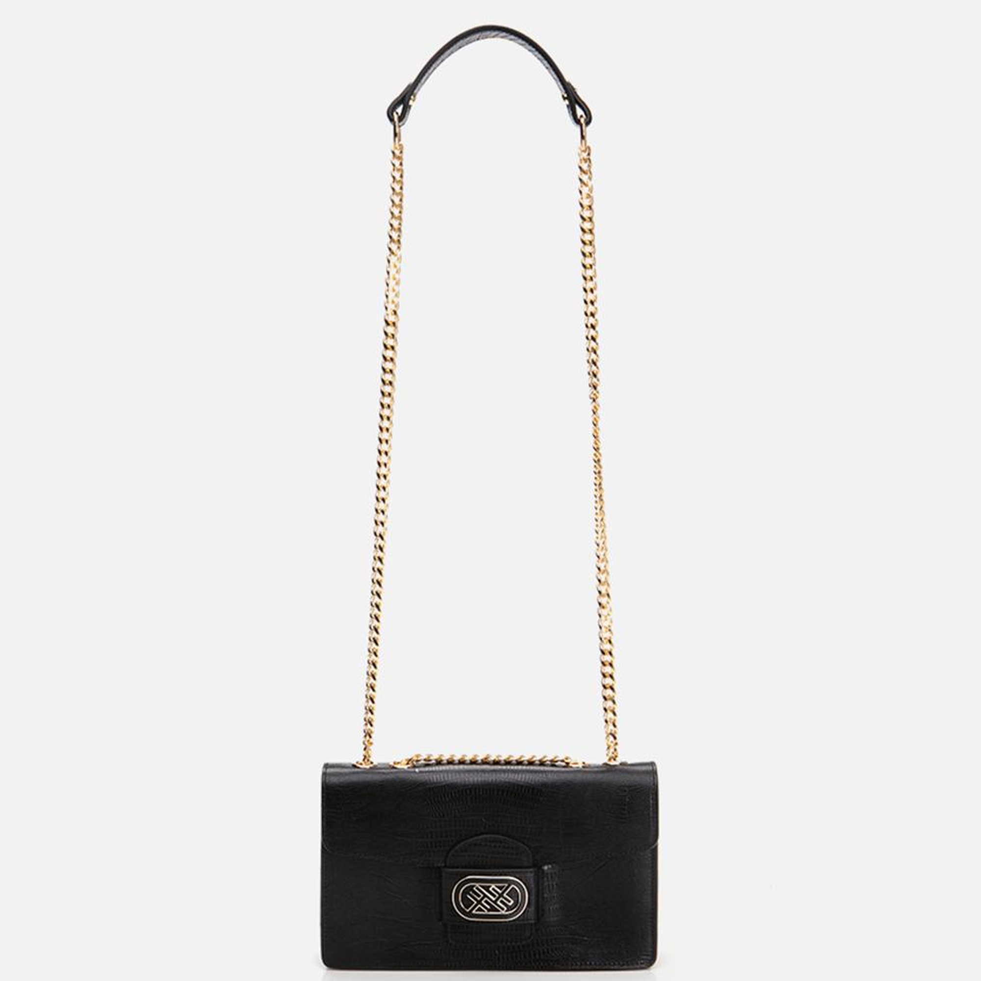 Kadın Deri Siyah Omuz Çantası