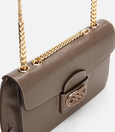  Kadın Deri Vizon Omuz Çantası