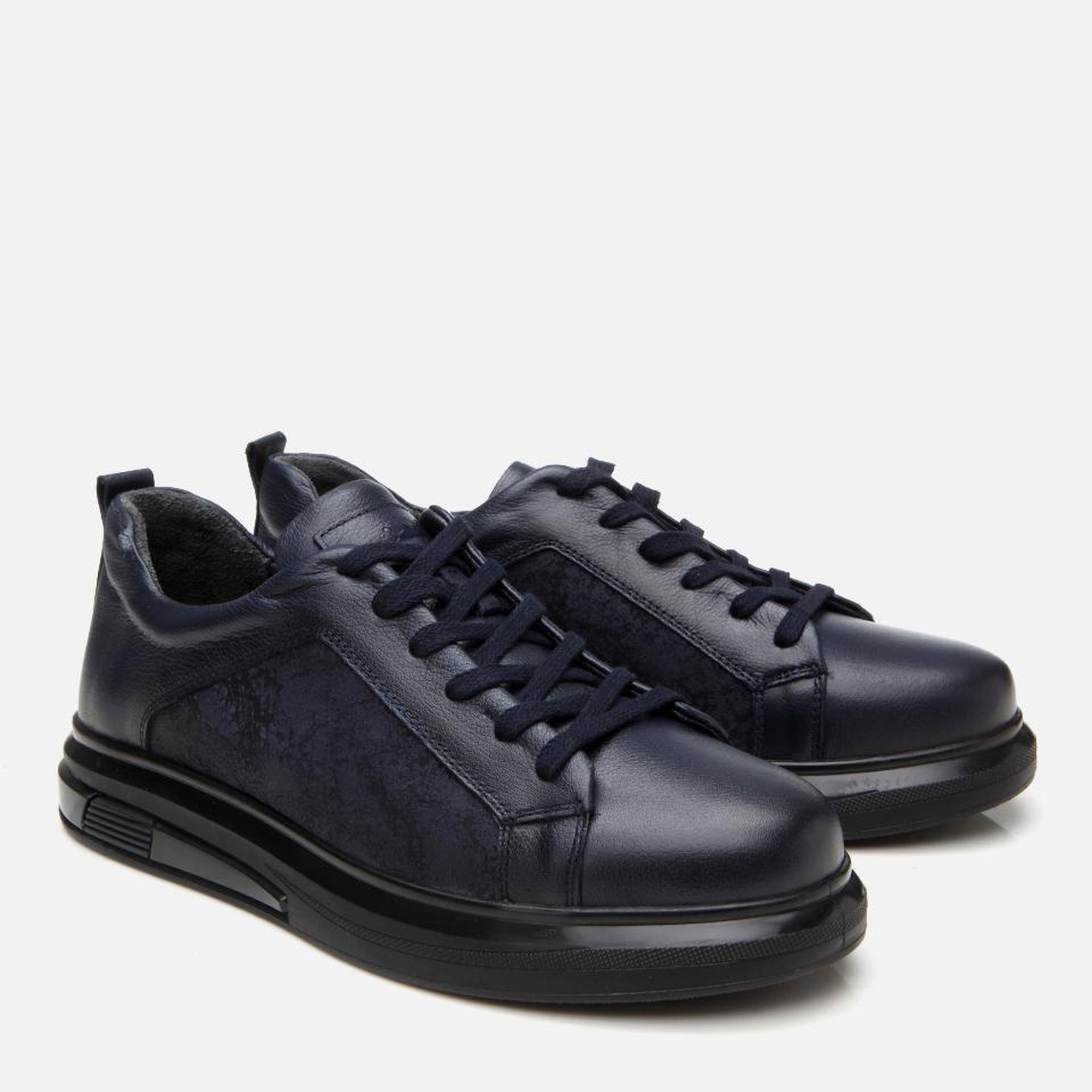 Erkek Deri Lacivert Spor Ayakkabı