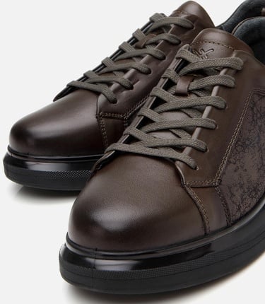  Erkek Deri Haki Spor Ayakkabı