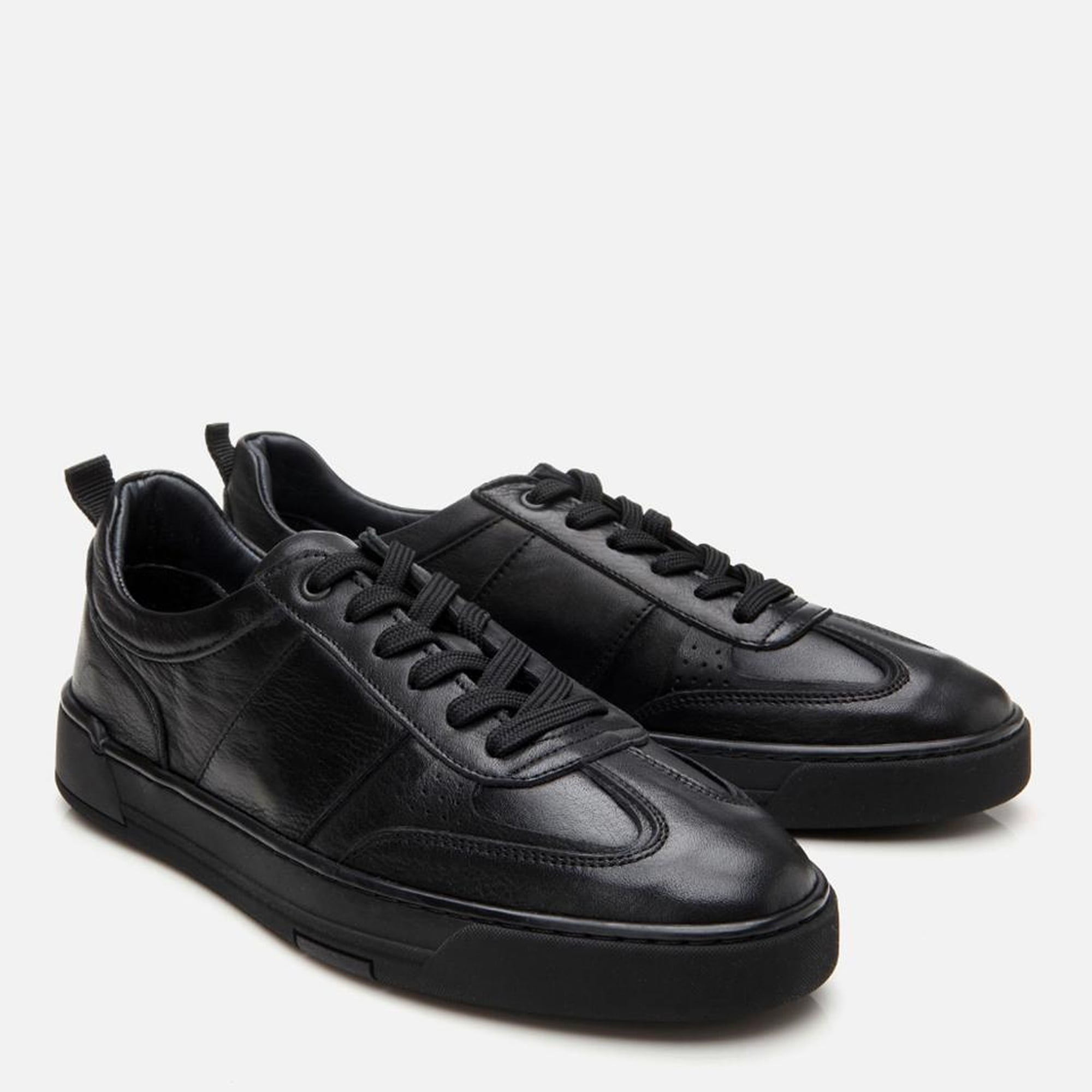 Erkek Deri Siyah Spor Ayakkabı