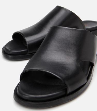  Erkek Deri Siyah Terlik