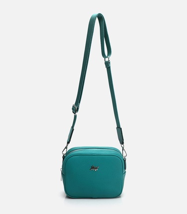  Kadın Deri Turkuaz Mini (Çapraz) Çanta