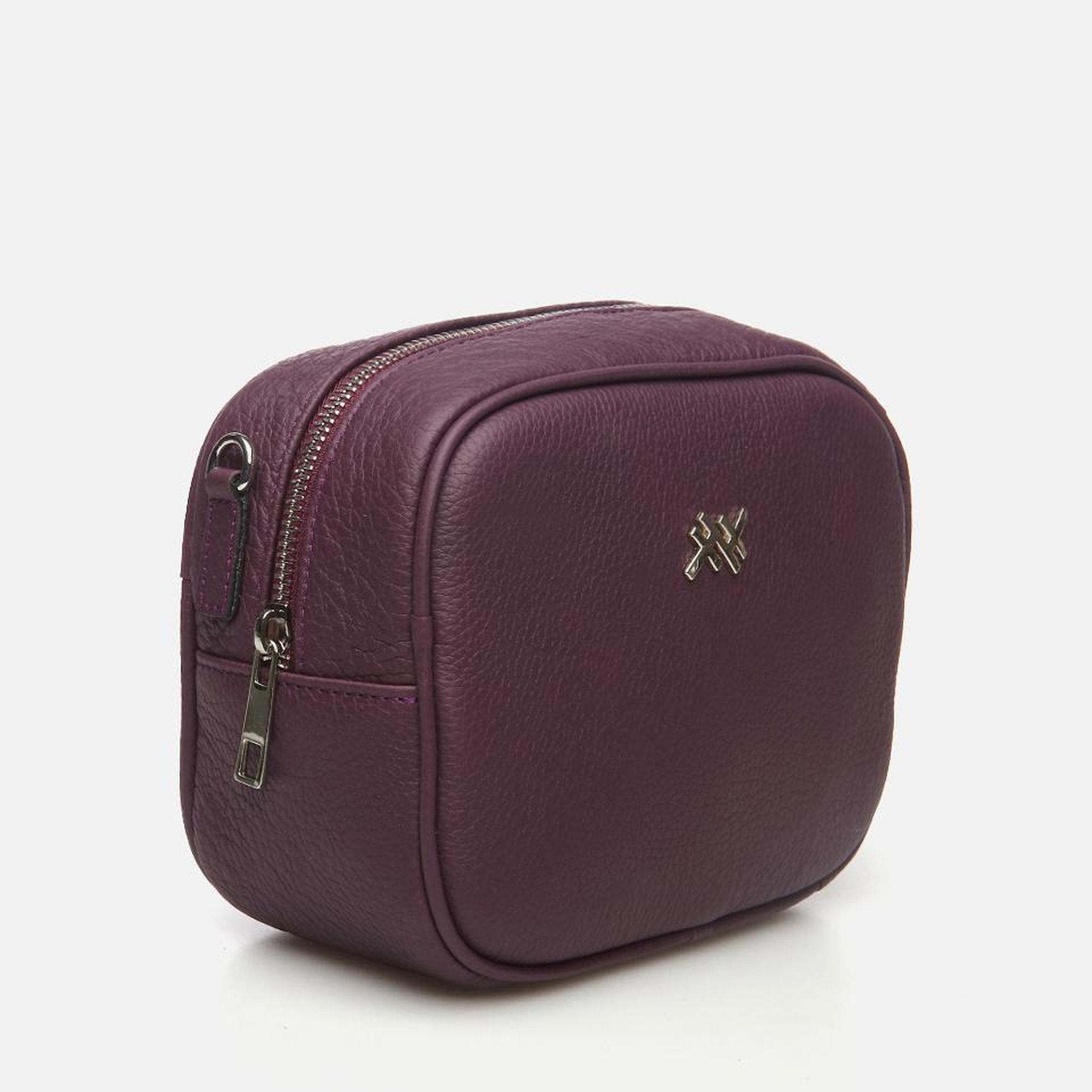 Kadın Deri Mor Mini (Çapraz) Çanta