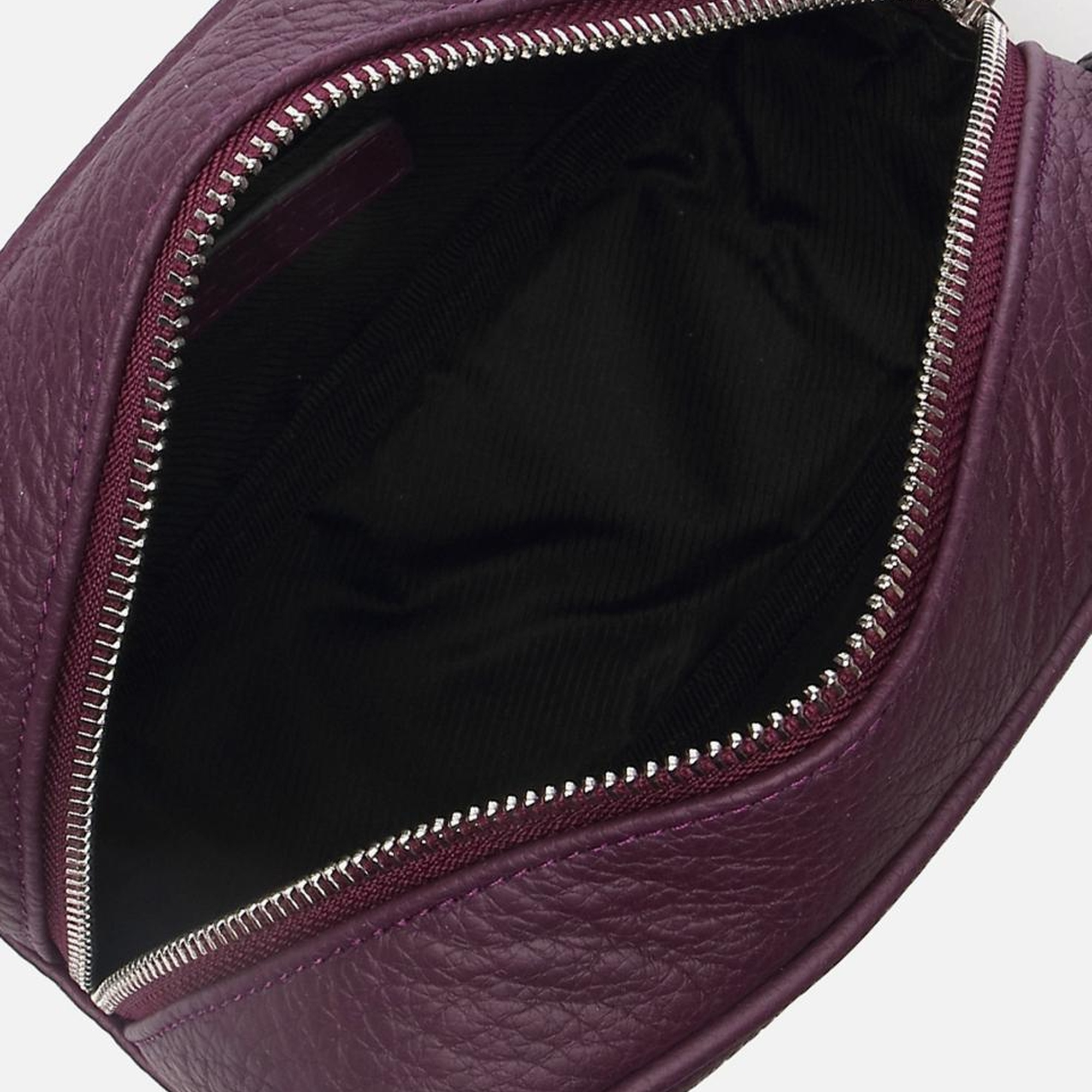 Kadın Deri Mor Mini (Çapraz) Çanta