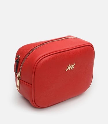  Kadın Deri Kırmızı Mini (Çapraz) Çanta