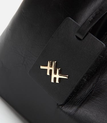  Kadın Deri Siyah Tote Çanta