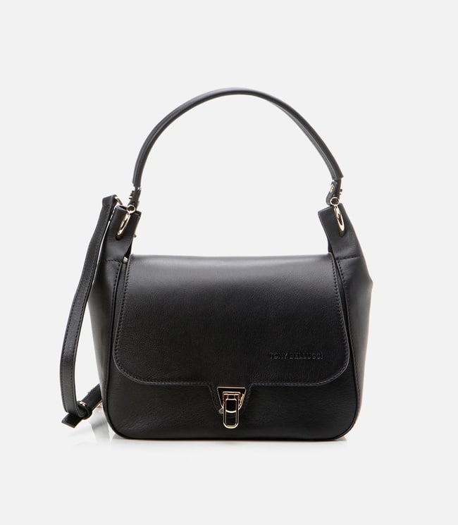  Kadın Deri Siyah Omuz Çantası