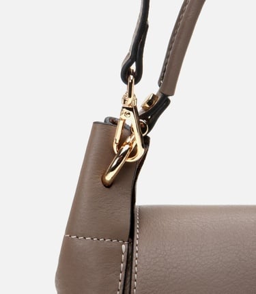  Kadın Deri Vizon Omuz Çantası