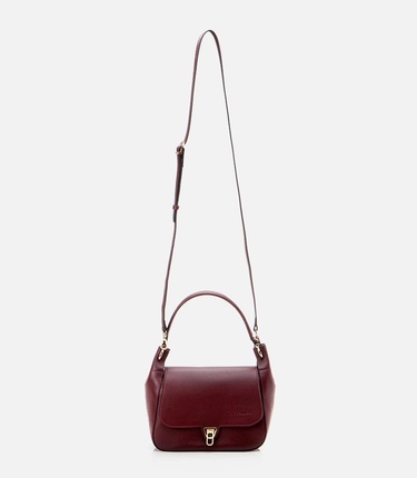  Kadın Deri Bordo Omuz Çantası