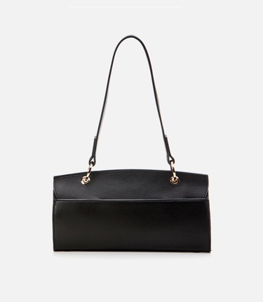  Kadın Deri Siyah Omuz Çantası