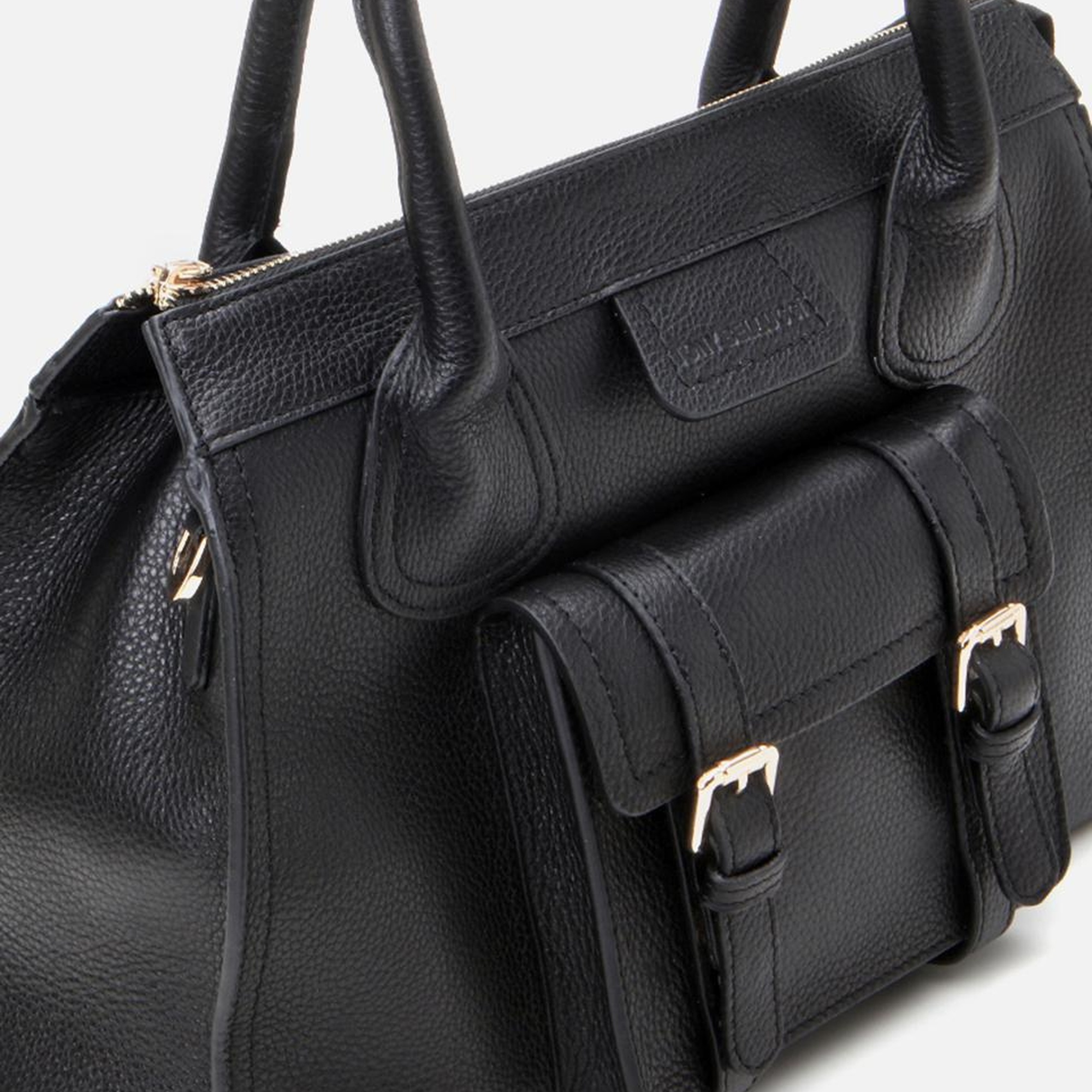 Kadın Deri Siyah Omuz Çantası