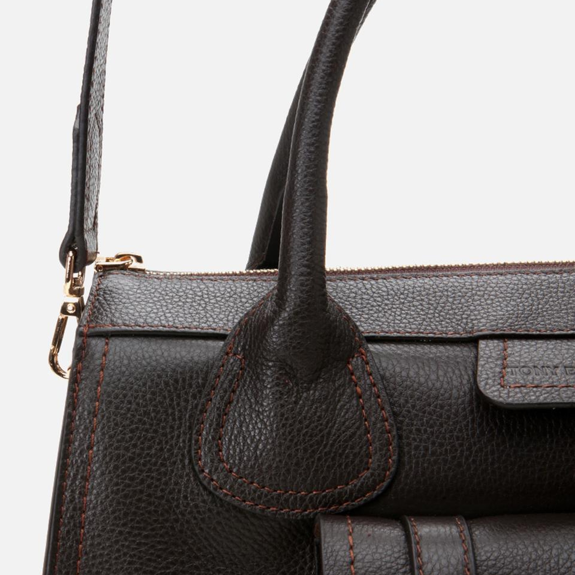 Kadın Deri Kahverengi Omuz Çantası