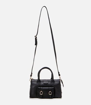  Kadın Deri Siyah Omuz Çantası
