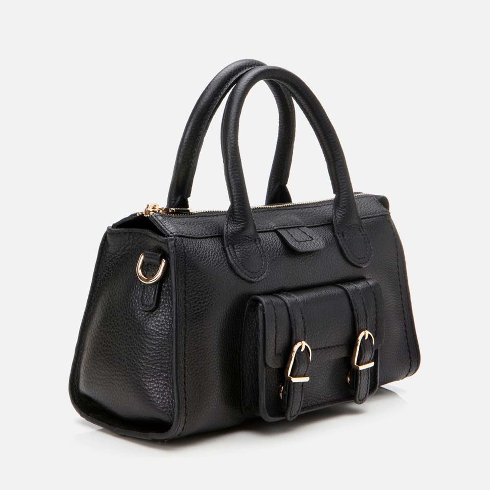 Kadın Deri Siyah Omuz Çantası