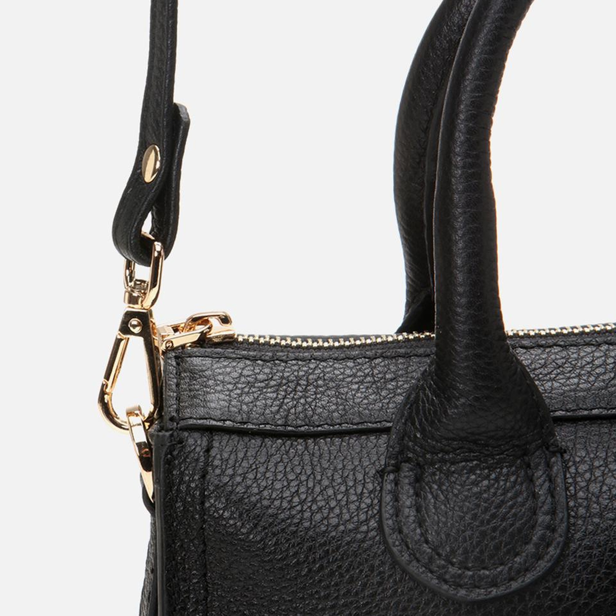 Kadın Deri Siyah Omuz Çantası