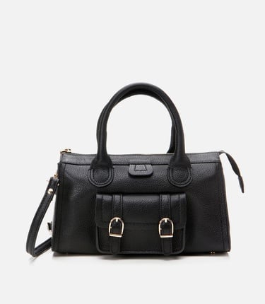 Kadın Deri Siyah Omuz Çantası