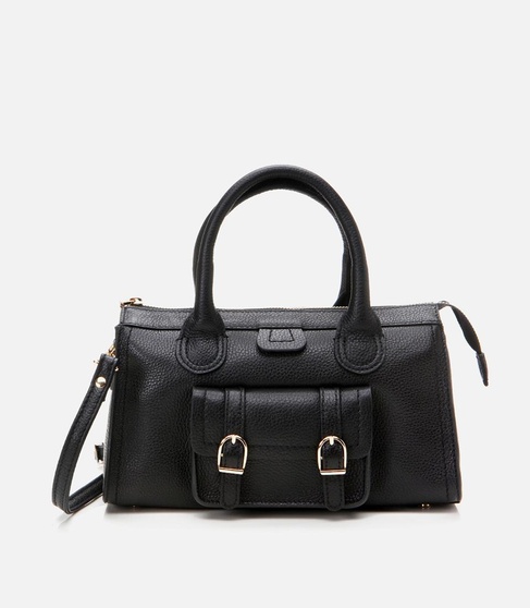  Kadın Deri Siyah Omuz Çantası