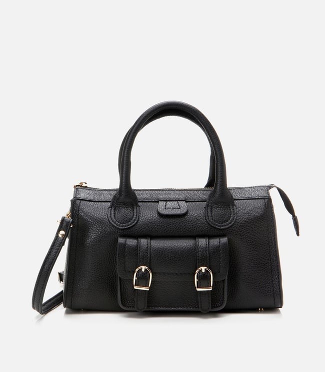  Kadın Deri Siyah Omuz Çantası