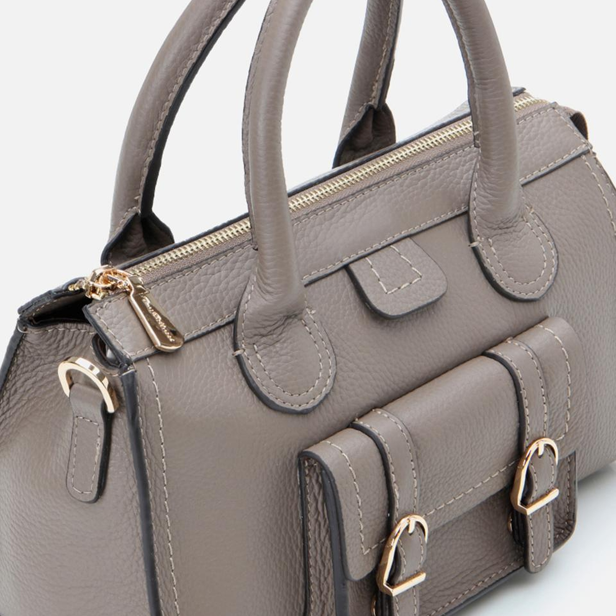 Kadın Deri Vizon Omuz Çantası