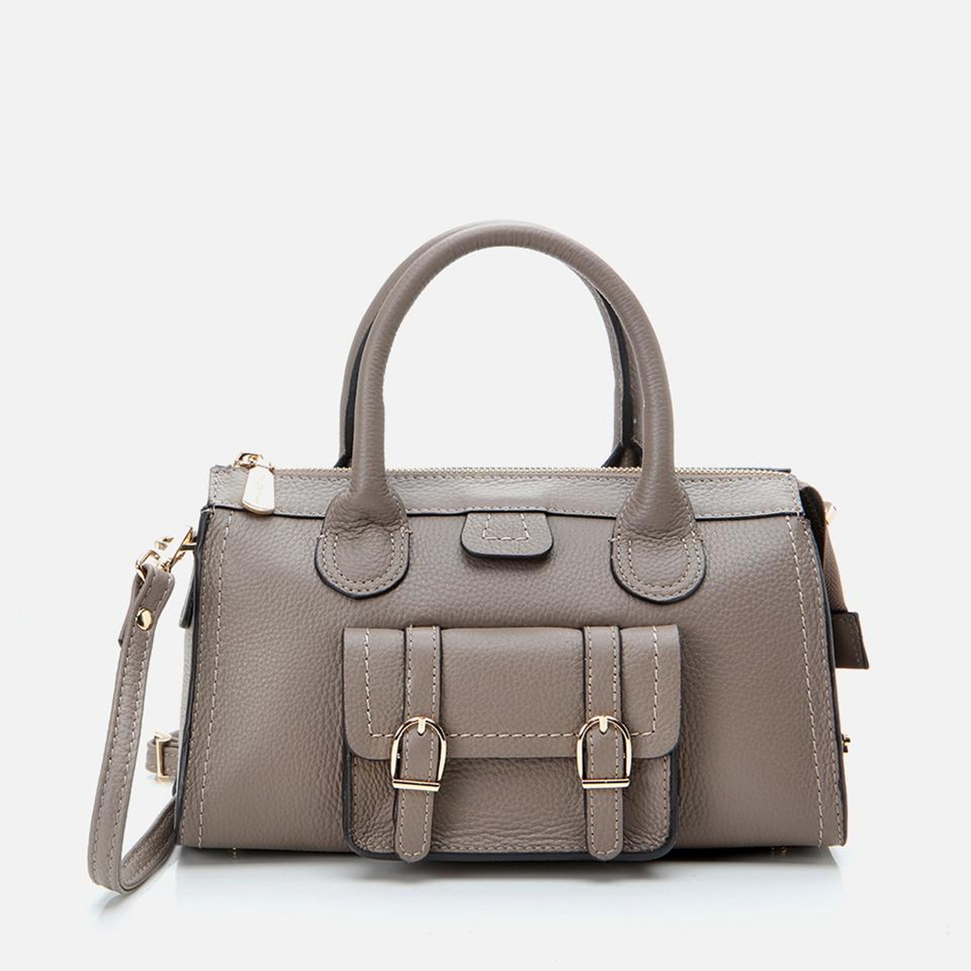 Kadın Deri Vizon Omuz Çantası