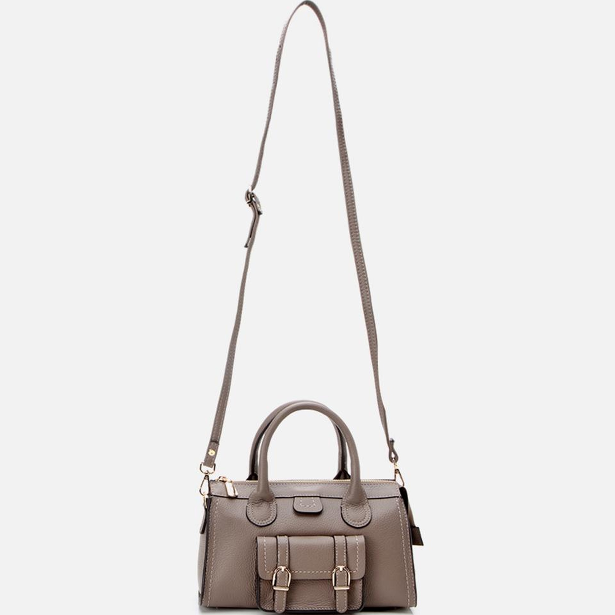 Kadın Deri Vizon Omuz Çantası