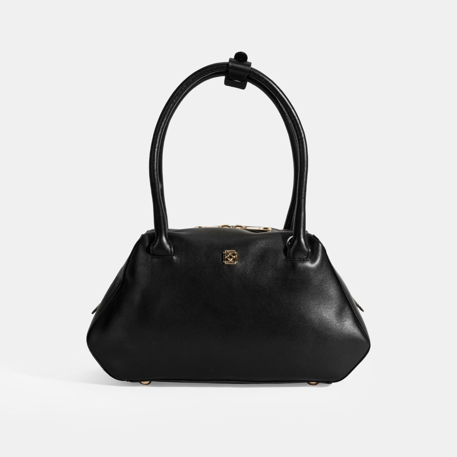  Afsoon Siyah Kadın Deri Omuz Çantası