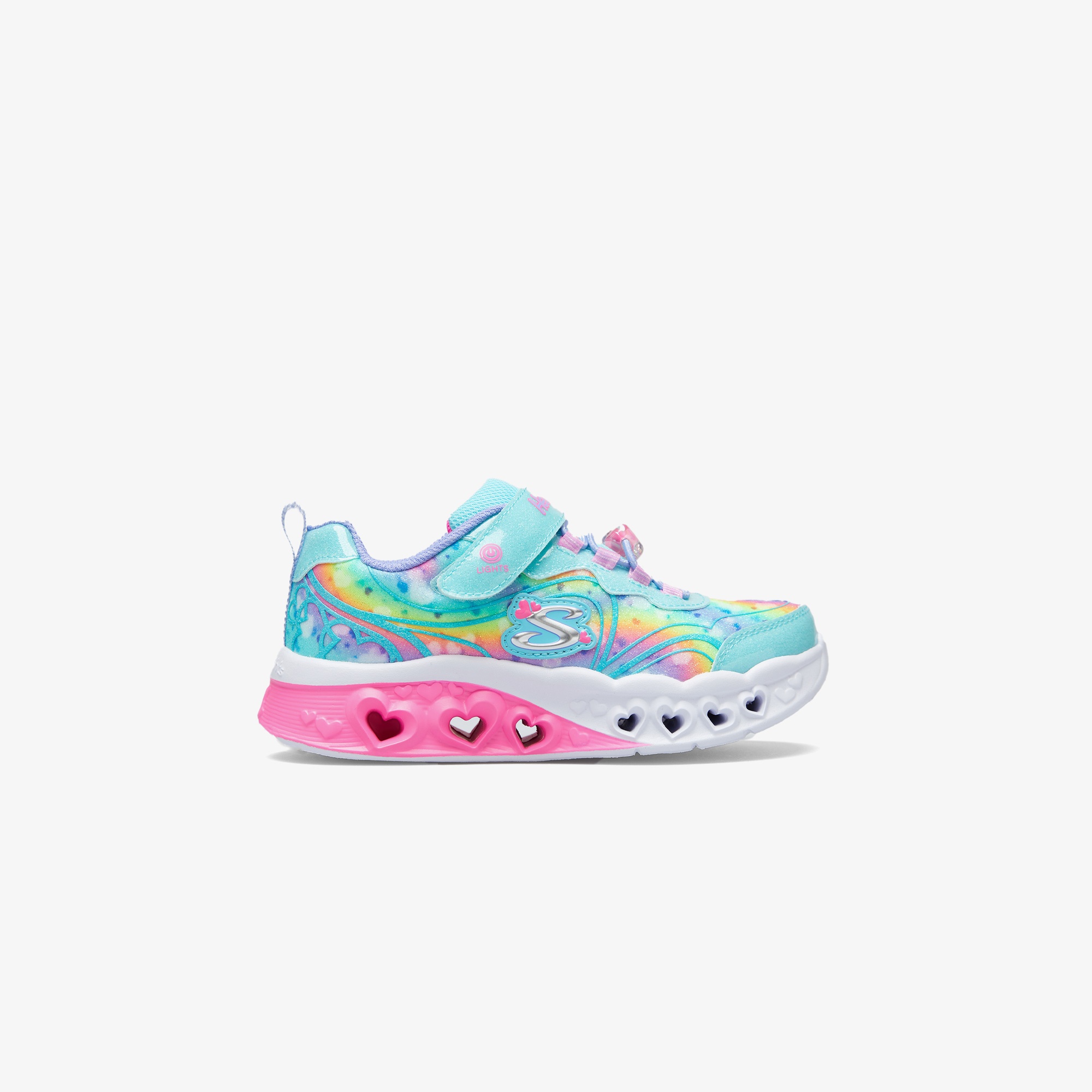 Skechers Flutter Heart Lights Çocuk Işıklı Mavi Spor Ayakkabı
